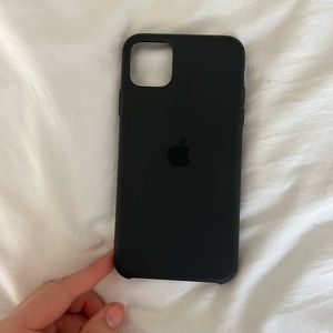 unused iPhone 11 black apple silicone case
